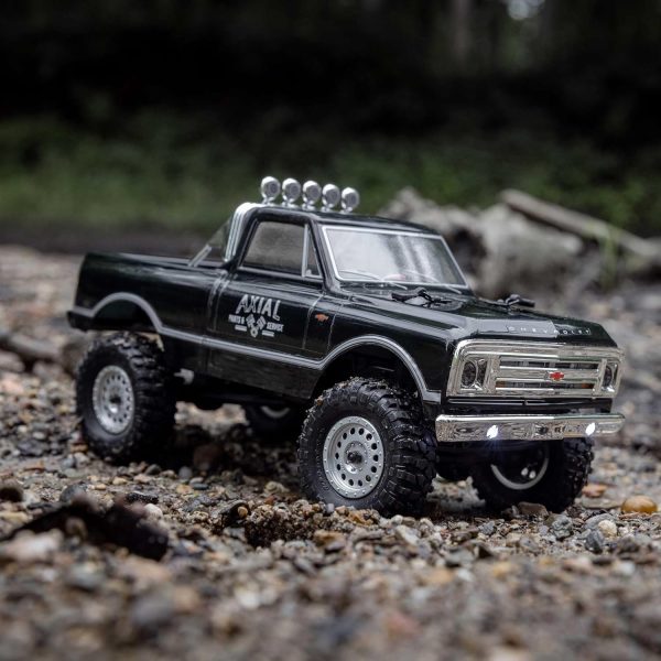 Axial RC Truck 1/24 SCX24 1967 Chevrolet C10 4WD Truck RTR (Comes with Everything Needed to Run), Black, AXI00001V2T4 - Image 9