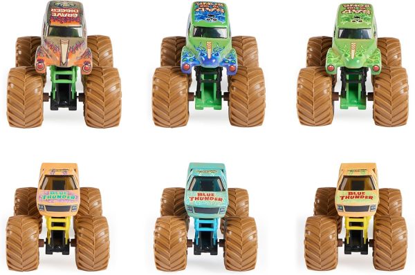 Monster Jam, Mystery Mudders 2-Pack Monster Trucks, Official 1:64 Die-Cast Vehicles, Wash to Reveal (Styles Will Vary), Kids Toys for Boys 3 and Up - Image 10