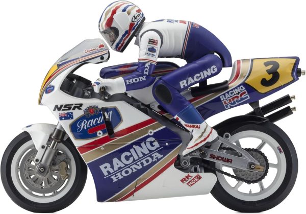 Kyosho Honda NSR500 Hanging-On Rider RC Motorcycle Kit 1:8-scale - Image 5