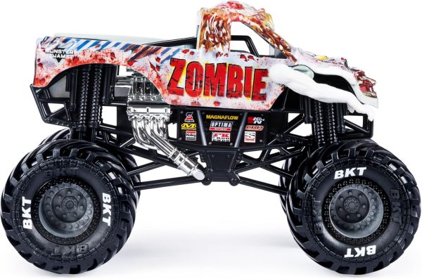 Monster Jam, Official Zombie Monster Truck, Collector Die-Cast Vehicle, 1:24 Scale, Kids Toys for Boys and Girls Ages 3 and up - Image 4