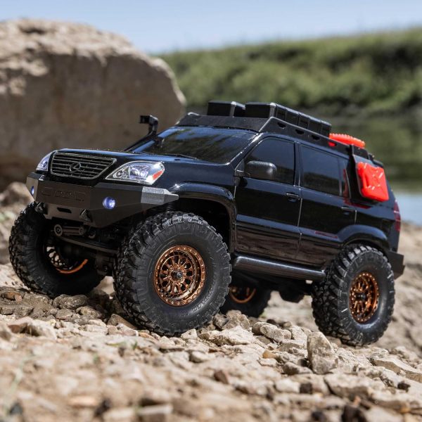 Axial RC Truck SCX24 Lexus GX 470: 1/24 4WD RTR (Everything Needed to Run is Included), Black, AXI-1532T3 - Image 5