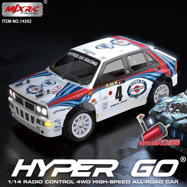 MJX Hyper Go 14302 Brushless RC Drift Car,1/14 2.4G RTR Remote Control Car for Adult,4WD Off-Road Racing Car,42KM/H High Speed All-Road Electric Hobby Toy Truck - Image 3