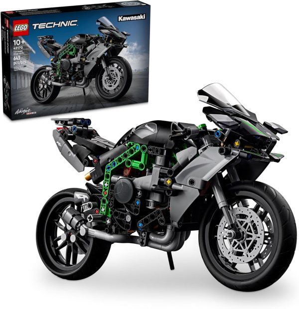 LEGO Technic Kawasaki Ninja H2R Motorcycle Toy - Building Toys for Kids, Boys & Girls, Ages 10+ - Kickstand for Display - Model Kit Birthday Gift - 42170 - Image 2