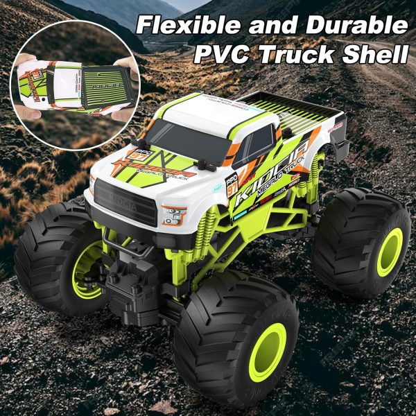 Scientoy Remote Control Car, 20KM/H Monster Truck Toys for Ages 5-7, 1:16 Scale All Terrain RC Cars for Boys & Girls Age 4-7, 2.4Ghz Off Road RC Truck, Christmas Birthday Gift for Kids - Image 6