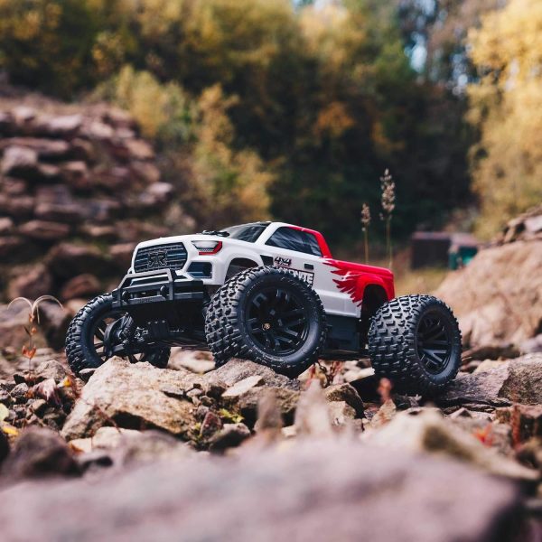 ARRMA RC Truck 1/10 Granite 4x4 MEGA 550 Brushed Monster Truck RTR, RED, ARA4202XV3T2 - Image 8