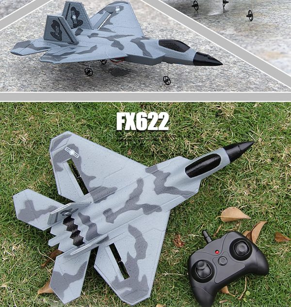 RC Plane Remote Comtrol Airplane RTF RC Plane, 2CH Remote Control Airplane F22 Jet Indoor Outdoor 2.4GHz Radio Control Aircraft for Kids Boys Beginner - Image 4