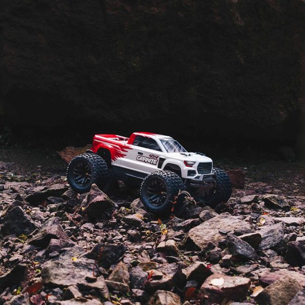 ARRMA RC Truck 1/10 Granite 4x4 MEGA 550 Brushed Monster Truck RTR, RED, ARA4202XV3T2 - Image 5