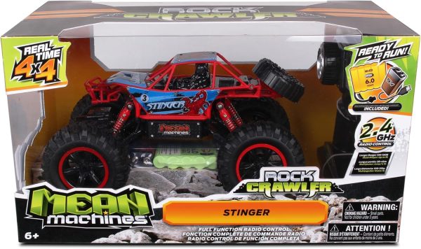 NKOK Mean Machines 4x4 Off-Road Rock Crawler 2.4GHz 1/14 Scale RC (RTR) Stinger,Multi - Image 3