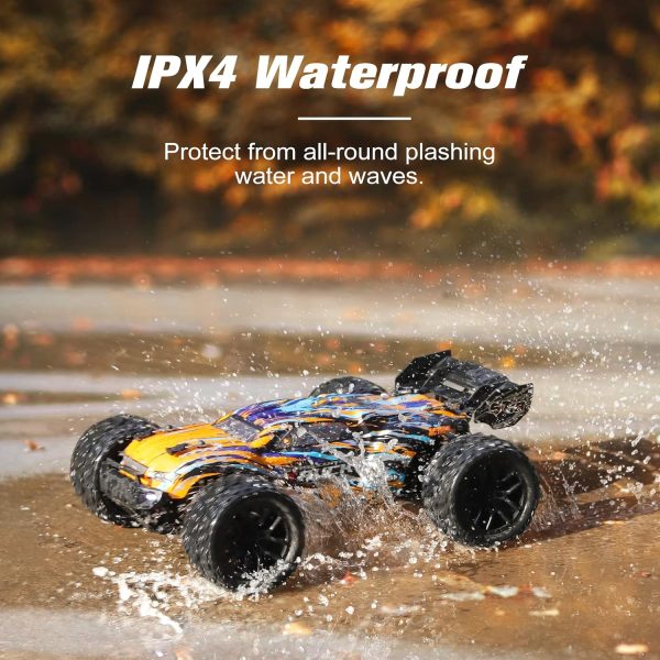 HAIBOXING RC Cars, 1:18 Remote Control Car For Adults, 4wd High-Speed Hobby RC Truck 36km/h Fast RC Drift Car Waterproof Off-Road Electric RC Buggy With 2 Batteries, RC Vehicle toy Gift For Boys, Kids - Image 4