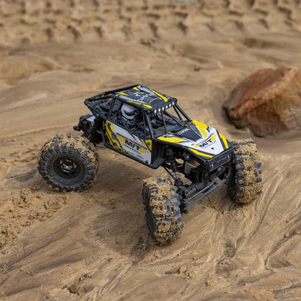 Axial RC Truck UTB18 Capra 4WS 1/18th 4x4 RTR (Comes with Everything Needed to Run), Yellow, AXI-1750T2 - Image 7