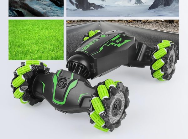 Upgraded Hand Gesture Sensing RC Stunt Car with Lights Music, Spray Fog Gesture RC Car Remote Controll Transformed Car 360° Spins All Terrains Monster Truck for Boys - Image 6