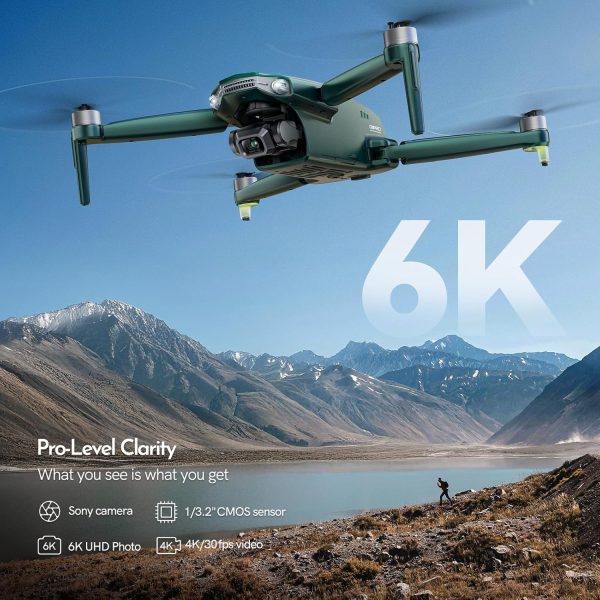 G11PRO 6K Drone with Camera for Adults, 4K/30fps Video, 3-Axis Brushless Gimbal, 70mins Flight Time with 2 Batteries, 10000ft Long Range, FAA compliance, Professional Drone with Auto Return - Image 4