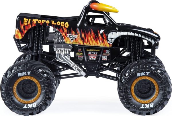 Monster Jam, Official El Toro Loco Monster Truck, Die-Cast Vehicle, 1:24 Scale - Image 5