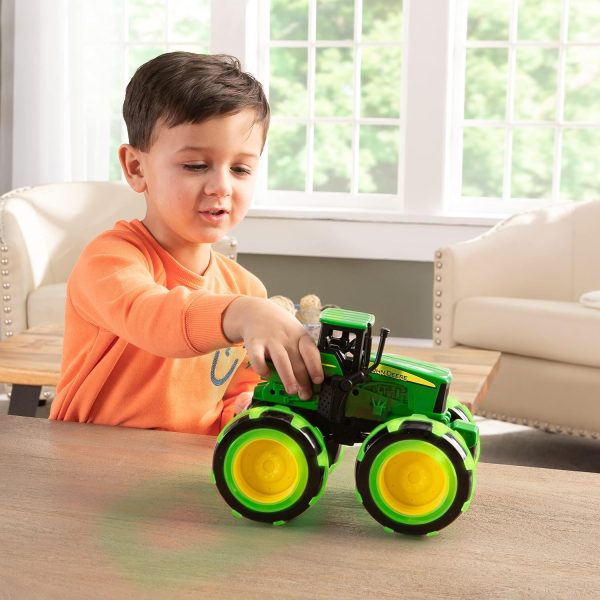 John Deere Tractor - Monster Treads Lightning Wheels - Motion Activated Light Up Monster Truck Toy - John Deere Toys - Frustration Free Packaging - Kids Outdoor Toys Ages 3 Years and Up - Image 5