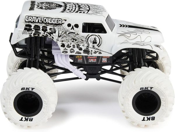 Monster Jam, Official Grave Digger Monster Truck, Collector Die-Cast Vehicle, 1:24 Scale - Image 5