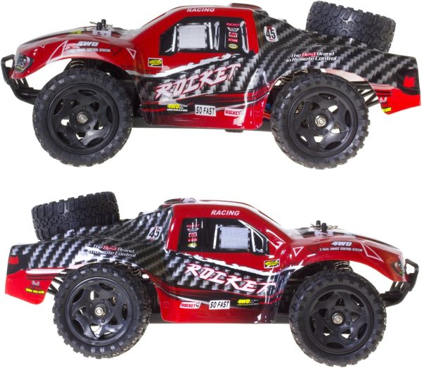 Cheerwing 1:16 Scale Short Course RC Car, 40KM/H High Speed 4WD Remote Control Truck Off-Road Remote Control Car - Image 7