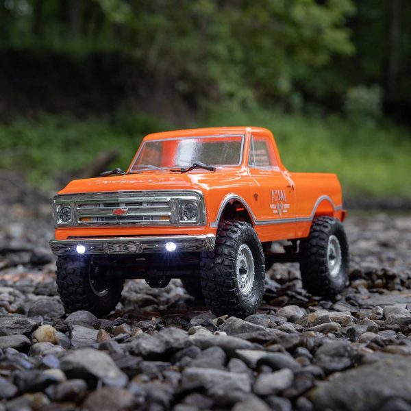 Axial RC Truck 1/24 SCX24 1967 Chevrolet C10 4WD Truck RTR (Comes with Everything Needed to Run), Orange, AXI00001V2T3 - Image 8