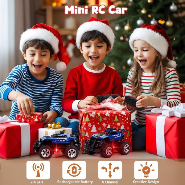 Remote Control Cars for Boys 4-7, 2.4GHz 1:43 Scale Hobby RC Trucks for Kids 3-5, Rechargeable Mini RC Car Birthday Gifts for Toddlers 3 4 5 6 7 8-12 Year Old Boys - Image 7