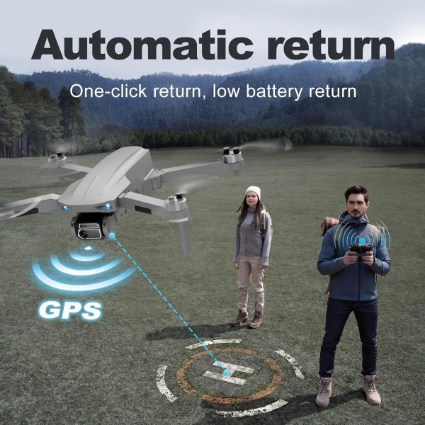 Drone with Camera for Adults Beginner 4K,52-Min Max Flight Time,10000 Feet Control Range,249g Foldable FPV RC Quadcopter,Smart Return Home,5G Transmission,Brushless Motor, Wind Resistance(White) - Image 8