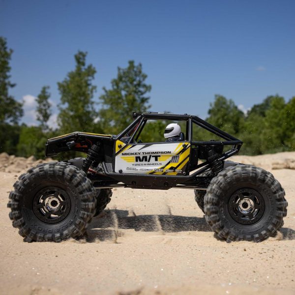 Axial RC Truck UTB18 Capra 4WS 1/18th 4x4 RTR (Comes with Everything Needed to Run), Yellow, AXI-1750T2 - Image 8