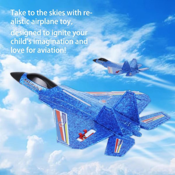 Generic RC Airplane with (Red Blue Yellow) Color, Remote Controlled Flying Toy - Image 3