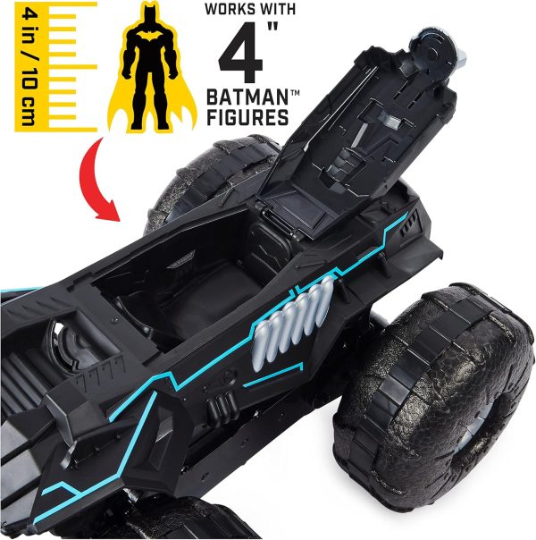 DC Batman, All-Terrain Batmobile Remote Control Vehicle, Water-Resistant Batman Toys for Boys Aged 4 and Up - Image 7