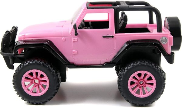 Jada Toys GIRLMAZING Jeep R/C Vehicle (1:16 Scale), Pink, Standard - Image 10