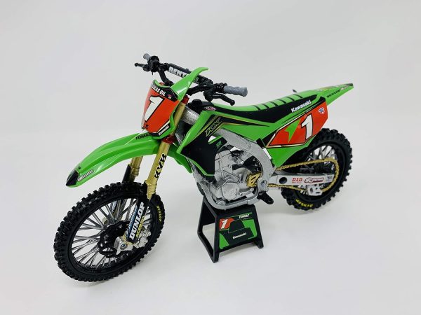 Kawasaki KX 450 #3 Eli Tomac Factory Racing 1/12 scale Diecast Motorcycle Model by New-Ray - Image 3