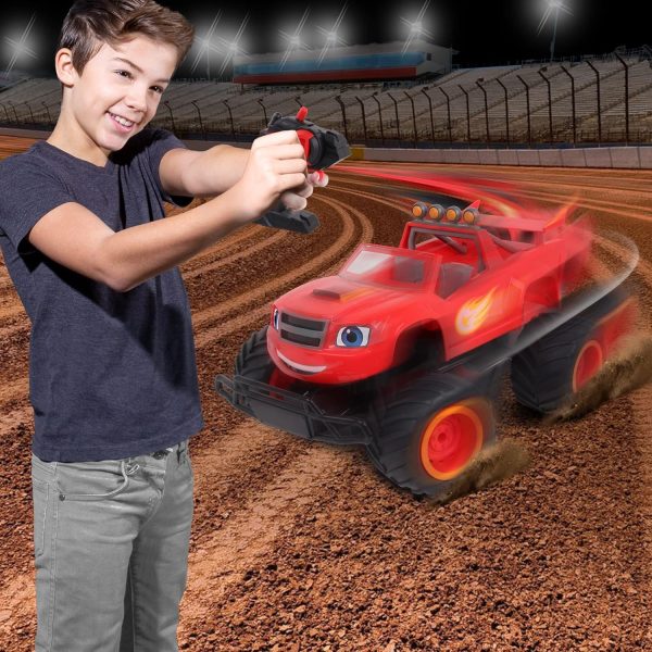 NKOK Blaze and The Monster Machines RC: High Performance Blaze - Nickelodeon, Remote Control Offroad Monster Truck - Image 5