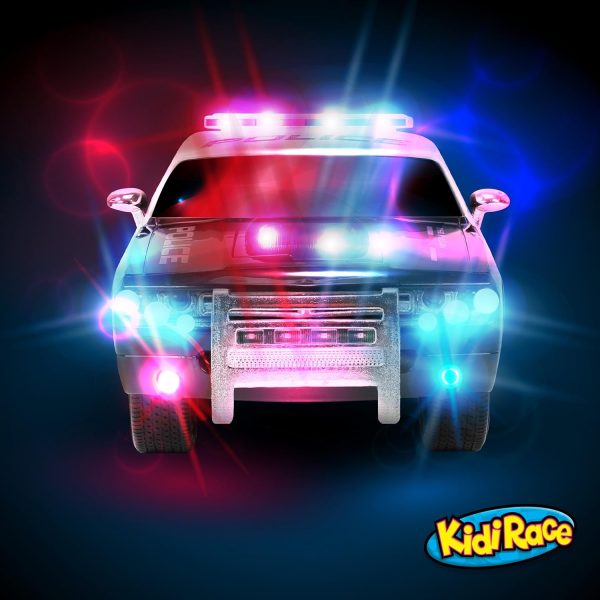 Rechargeable Police Car Remote Control Toy for Kids, Hobby Rc Cars Toys with Lights and Siren - Birthday Gift Ideas for Boy Age 8-12 Years - Gifts for Boys & Girls Ages 3 4 5 6-8 9 10 11 12 Year Old - Image 5