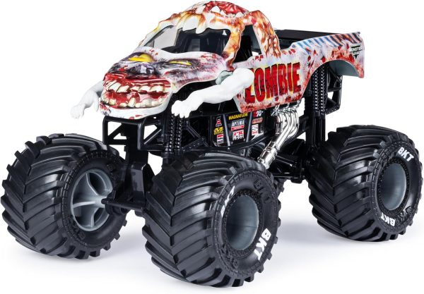 Monster Jam, Official Zombie Monster Truck, Collector Die-Cast Vehicle, 1:24 Scale, Kids Toys for Boys and Girls Ages 3 and up - Image 3