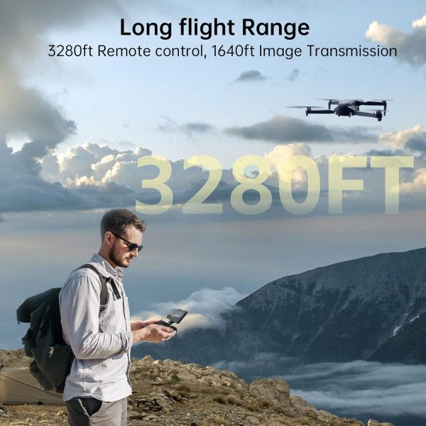 CHUBORY X10 PRO GPS Drone with Camera for Adults 4K UHD, 90 Min Long Flight Time,3280 FT Long Control Range, Auto Return, Follow Me, Brushless Motor, 5G FPV RC Quadcopter for Beginners( - Image 8