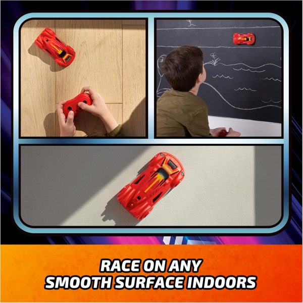 Air Hogs, Zero Gravity Sprint RC Car Wall Climber, Red USB Micro B Rechargeable Indoor Wall Racer, Over 4-Inches, Kids Toys for Kids Ages 4 and up - Image 5