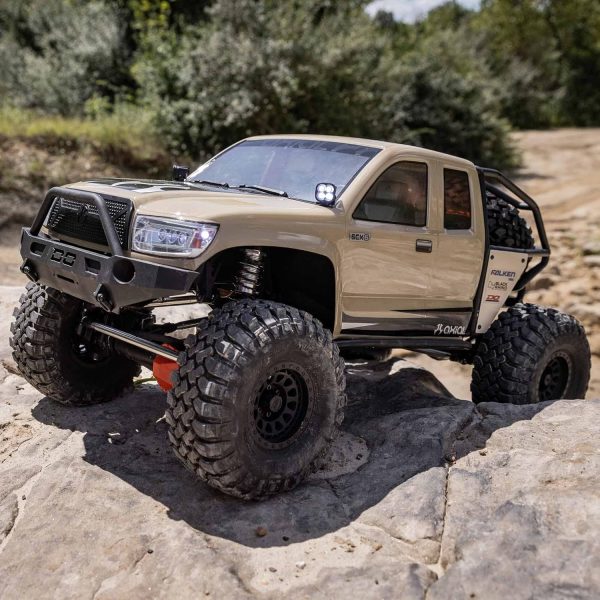 Axial RC Crawler 1/6 SCX6 Trail Honcho 4 Wheel Drive RTR (Transmitter and Receiver Included, Battery and Charger Not Included), Sand, AXI05001T2, Trucks Electric - Image 10