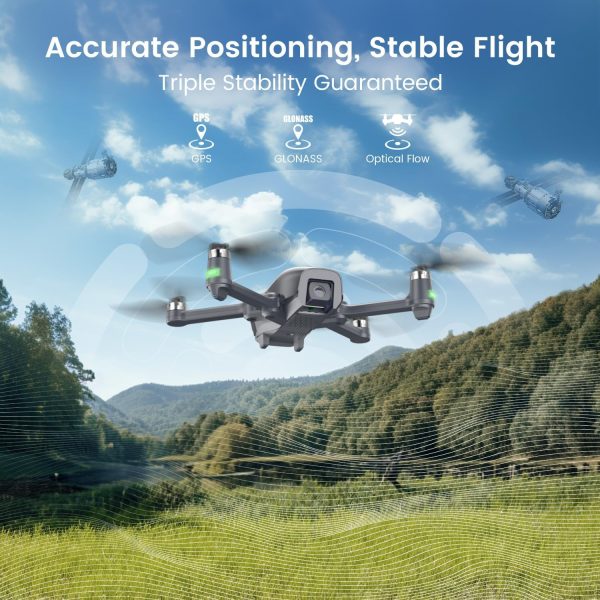 Holy Stone HS710 Drones with Camera for Adults 4K, GPS FPV Foldable 5G Quadcopter for Beginners with Optical Flow Positioning, Auto Return Home, Follow Me, Brushless Motor, Easy to Fly - Image 7