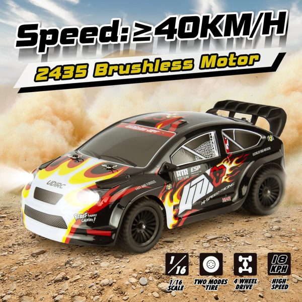 Cheerwing Brushless 1/16 High Speed Remote Control Car, 4WD 25MPH Fast RC Truck RC Drift Car for Kids and Adults - Image 3