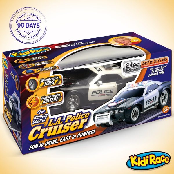 Rechargeable Police Car Remote Control Toy for Kids, Hobby Rc Cars Toys with Lights and Siren - Birthday Gift Ideas for Boy Age 8-12 Years - Gifts for Boys & Girls Ages 3 4 5 6-8 9 10 11 12 Year Old - Image 6