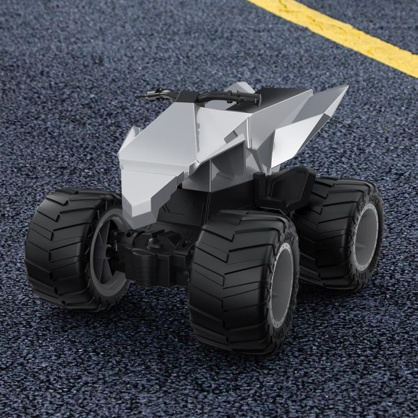 Remote Control Car for Kids, 1:14 RC Cybertruck Motorcycle,All-Terrain Rc Truck Motorbike for Boys and Girls Age 3+ - Image 7