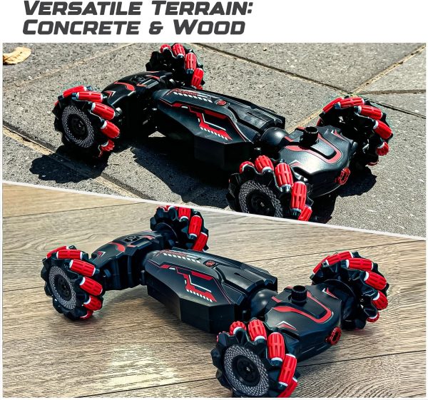 Gesture Sensing RC Stunt Car - Hand Controlled RC Car with 360° Rotating Stunts, Double-Sided Driving, and Hand Gesture Remote Control - Rechargeable Toy for Kids Ages 4-8 - Image 5