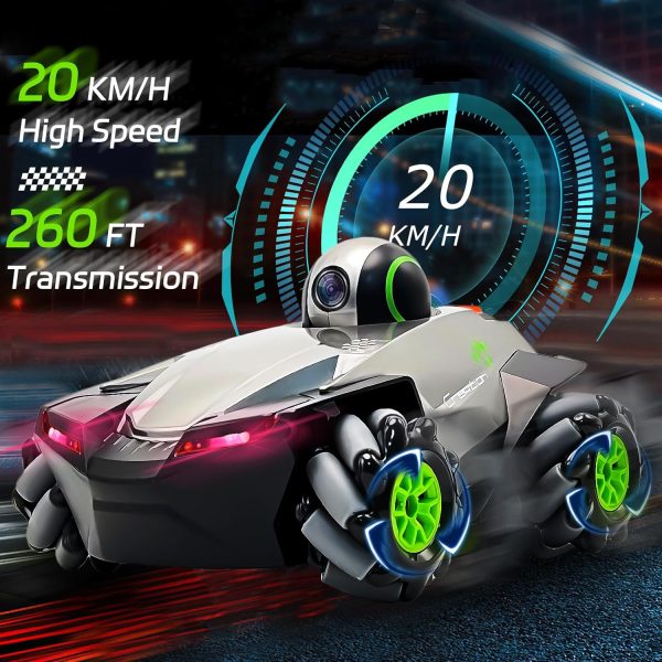 Remote Control Car with Camera for Kids,RC Car with 5G FPV 1080P HD Camera, FPV Car Toys 2 Batteries for 60 Mins Play, Gifts for Kids Boys Girls - Image 6