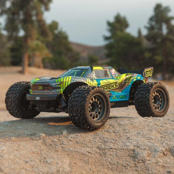 ARRMA RC Truck 1/10 VORTEKS 4X4 223S BLX BRUSHLESS Stadium Truck RTR (Battery and Charger Not Included) with DSC, Teal, ARA4305V4T2 - Image 4