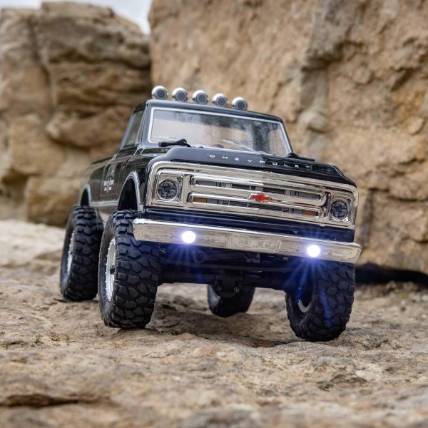 Axial RC Truck 1/24 SCX24 1967 Chevrolet C10 4WD Truck RTR (Comes with Everything Needed to Run), Black, AXI00001V2T4 - Image 3