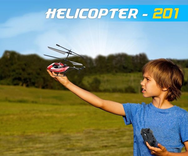 JoyKip Helicopter Remote Control 2.4 GHz Operation - DIY Assembly - LED Lights - USB Charging for Boys/Girls - Ages 6+ - Image 8