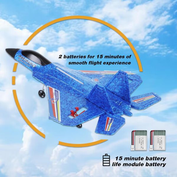 Generic RC Airplane with (Red Blue Yellow) Color, Remote Controlled Flying Toy - Image 5