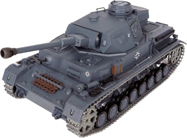 Modified TK7.0 Edition 1/16 2.4ghz Remote Control German Panzerkampfwagen IV Tank Model(360-Degree Rotating Turret)(Steel Gear Gearbox)(3800mah Nimh Battery)(Metal Tracks &Sprocket Wheel & Idle Wheel) - Image 5