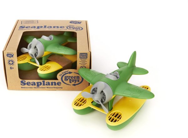 Green Toys Seaplane in Green Color - BPA Free, Phthalate Free Floatplane for Improving Pincers Grip. Toys and Games ,9 x 9.5 x 6 inches - Image 5