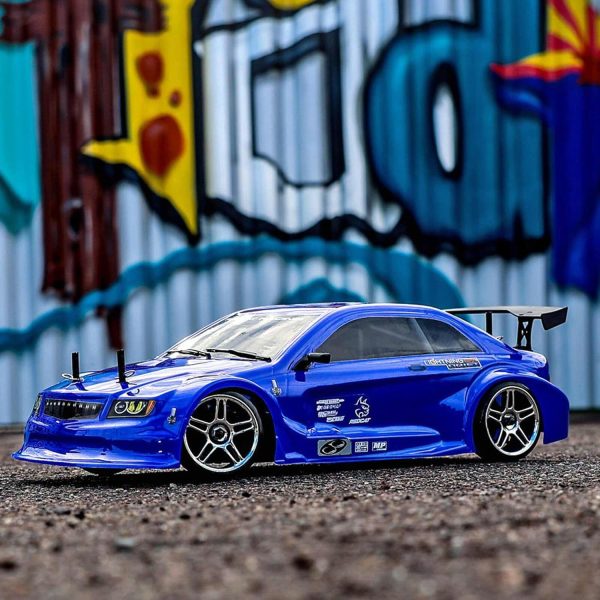 Redcat Racing EPX Drift Car with 7.2V 2000mAh Battery, 2.4GHz Radio and BL10315 Body (1/10 Scale), Metallic Blue - Image 10