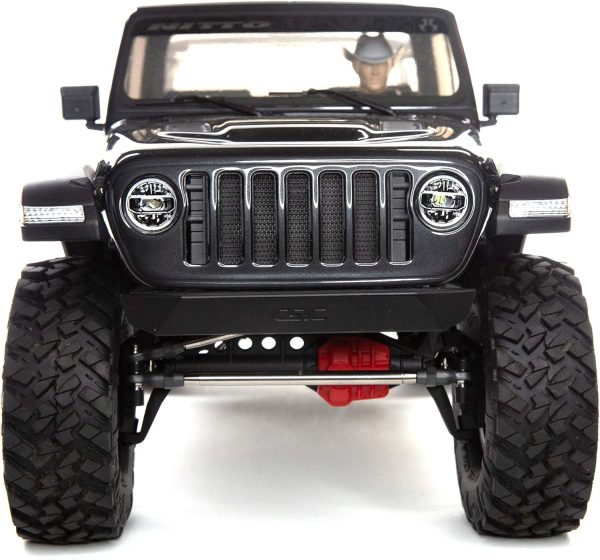 Axial RC Truck 1/10 SCX10 III Jeep JT Gladiator Rock Crawler with Portals RTR (Batteries and Charger Not Included), Gray, AXI03006BT1 - Image 3