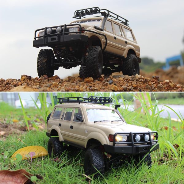 Remote Control Truck for LC80 Model, Rc Truck 4WD SUV RC Rock Crawler 4x4 Off Road Vehicle Car with Snorkel Hood&Luggage Rack Kids Hobby Toy RC Crawler - Image 5