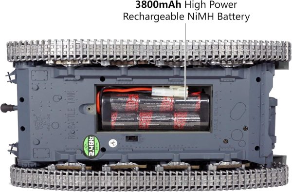 Modified TK7.0 Edition 1/16 2.4ghz Remote Control German Panzerkampfwagen IV Tank Model(360-Degree Rotating Turret)(Steel Gear Gearbox)(3800mah Nimh Battery)(Metal Tracks &Sprocket Wheel & Idle Wheel) - Image 4